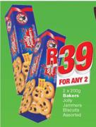 Bakers Jolly Jammers Biscuits-2x200g