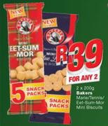 Bakers Marie/ Tennis/ Eet-Sum-Mor Mini Biscuits-2x200g