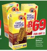 Bakers Breakfast Biscuits-3x300g