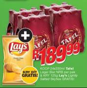 Tafel Lager Bler NRB Koop 24x330ml + Free Lay's Lightly Salted Skyfies Gratis KRY-Per Pak