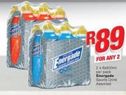 Energade Sports Drink-Any 2 x 6x500ml Per Pack