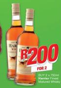 Harrier Finest Matured Whisky-2x750ml