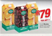 Rhodes 100% Fruit Juice Blend-Any 3x2Ltr