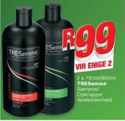 TRESemme Sjampoe/ Opknapper Verskeidenheid-Vir Enige 2x750ml 