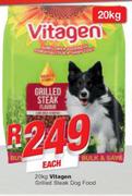 Vitagen Grilled Steak Dog Food-20kg Each
