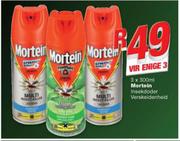 Mortein Insekdoder Verskeidenheid-Vir Enige 3x300ml 