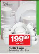 Nordic Coupe Eetservies-24 Stuk per stel