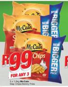 McCain Slap Chips/Skinny Fries-3X1.5Kg