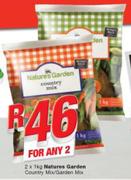Natures Garden Country Mix/Garden Mix-2X1kg