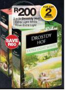 Drostdy Hof Extra Light White/Rose Extra Light-2X3L
