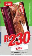 BRM Pre-Cooked Pork Loin Ribs-2kg Each