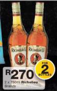 Richelieu Brandy-2X750ml