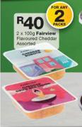 Fairview Flavoured Cheddar-2X100g