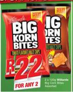 Willards Big Corn Bites-2X120g