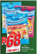 Manhattan Gum/Jelly Sweets-3X400g