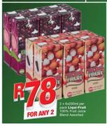 Liqui Fruit 100% Fruit Juice Blend-2X6X250ml