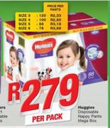 Huggies Disposable Nappy Pants Mega Box-Per Pack