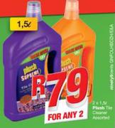 Plush Tile Cleaner Assorted-2 x 1.5Ltr