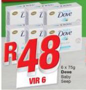 Dove Baby Soap-6 x 75g