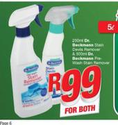 Beckmann Stain Devls Remover-250ml & Dr.Beckmann Pre Wash Stain Remover-500ml Both For
