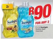 Sunlight Bubble Bath-2X2L