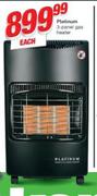 Platinum 3 Panel Gas Heater-Each