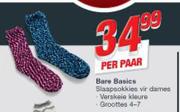 Bare Basics slaapsokkies vir dames-Per Pair