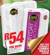Dinu 2-Ply Toilets Rolls-9 Per Pack & Dinu Kitchen Towels-2 Per Pack