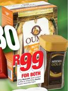 Nescafe Gold Instant Coffee-200g/ Ouma Rusks-450g/500g Each