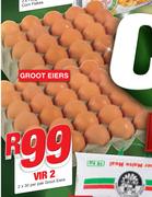 Vir 2 Pak Groot Eiers-2x30 Per Pak