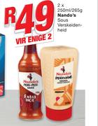 Nando's Sous Verskeidenheid-2 x 250ml/265g