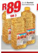 Sunfoil sonneblom oile-3 x 2Ltr