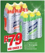 Energade Sportdrankie Verskeidenheid-2x6x500ml Per Pack