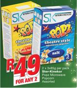 Ster-Kinekor Popz Microwave Popcorn-2x3x85g Per Pack