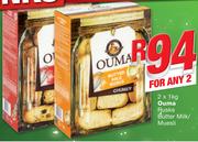 Ouma Rusks Butter Milk/Muesli-2x1kg