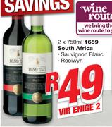 1659 South Africa Sauvignon Blanc/Rooiwyn-2x750ml