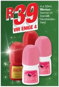 Revlon Aanrol Vir Dames Verskeiden-heid-4x50ml