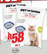 Pet Shop Kat gruis-2x10kg