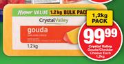 Crystal Valley Gouda/Cheddar Cheese-1.2kg Each
