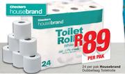 Housebrand Duddellaag Toiletrolle-24 Per Pack