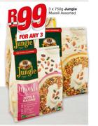 Jungle Muesli Assorted-3 x 750g