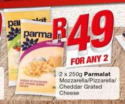 Parmalat Mozzarella/Pizzarella/Cheddar Grated Cheese-2 x 250g