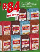 Sasko Muffiin/Scone/Pancake Mixes Assorted-10 x 500g