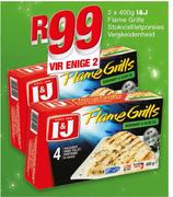 I&J Flame Grills Stok vis filet porsies verskeidenheid-2 x 400g