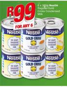 Nestle Regular/Gold Cross Condensed Milk-6 x 385g