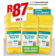 Housebrand sonneblomsaadolie-3 x 2Ltr