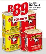 Bull Brand Corned Meat Assorted-5 x 300g
