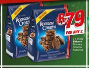 Bakers Romany Creams Assorted-2 x 500g