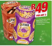 Bokomo Otees Original/Chocolate Cereal Bars-2 x 5 x 25g Per Pack