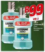 Listerine Zero Mondspoelmiddel-2x1Ltr Vir